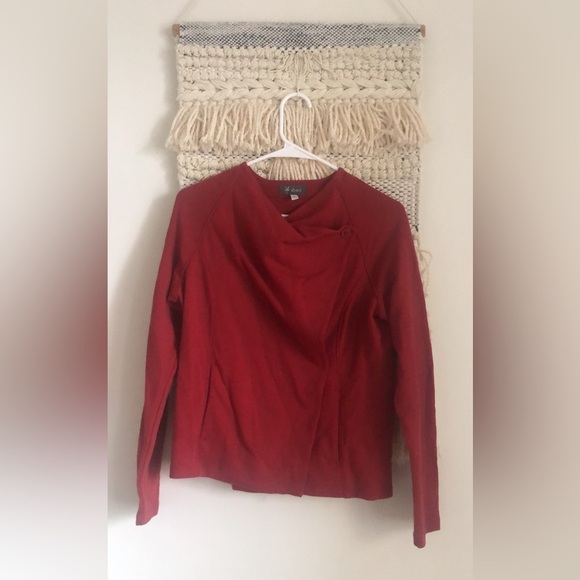 Ibex Northwest Wrap Cardigan Jacket Merino Wool Outdoors Womens Medium - Picture 2 of 5